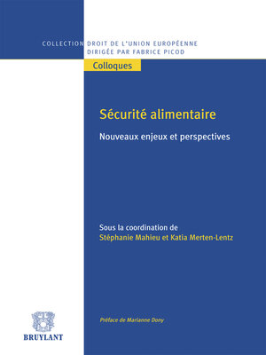 cover image of Sécurité alimentaire